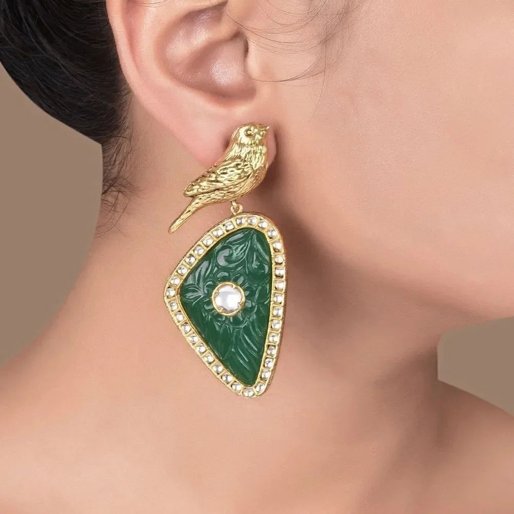Vintage Bird Earrings Q139